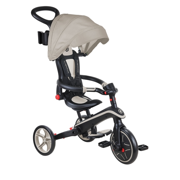 Tricycle Exploreur 4 en 1 Taupe 