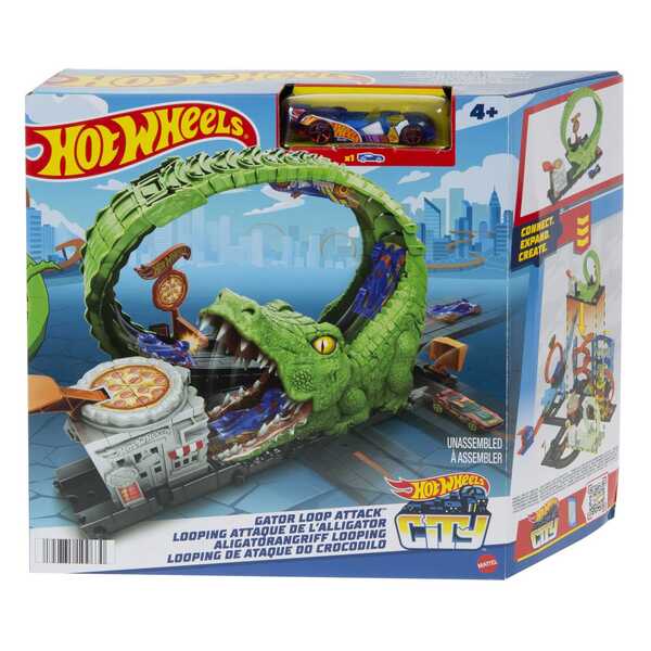 Circuit Looping Attaque de l Alligator - Hot Wheels
