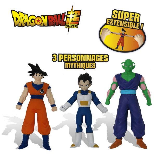 Pack de 3 figurines Dragon Ball Monster Flex