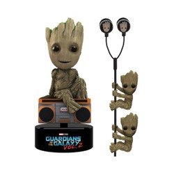 Coffret figurine Groot body knocker et écouteurs - Les Gardiens de la Galaxie