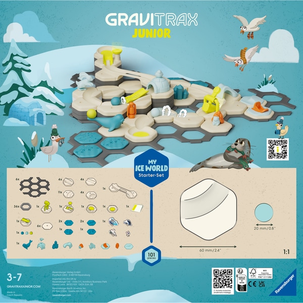 GraviTrax Junior Starter Set - My Ice World Ravensburger : King Jouet,  Constructions magnétiques, billes Ravensburger - Jeux de construction