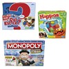 Pack 3 jeux Qui est-ce ? Monopoly Voyage et Hippos Gloutons