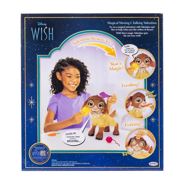 Disney-Jouets en peluche Wish pour enfants, Aisha Valentino, Anime