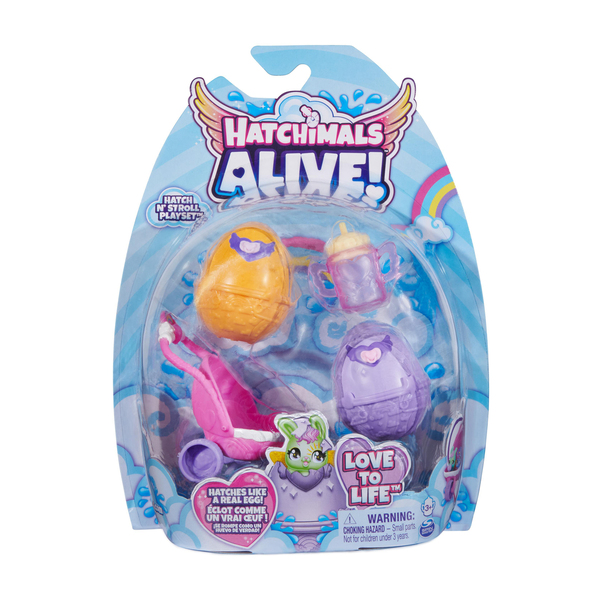 Pack de 2 Figurines et Poussette - Hatchimals