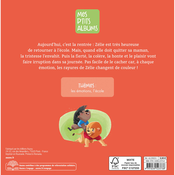 Zélie et les émotions de la rentrée