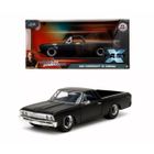 JADA TOYS 1/24 – Chevrolet El Camino 1967 Noire, Fast & Furious, Métal/plastique
