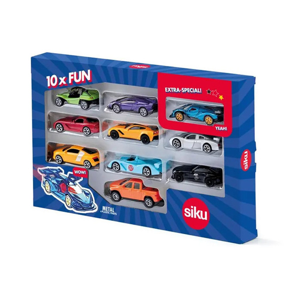 Coffret 10 voitures sport Siku