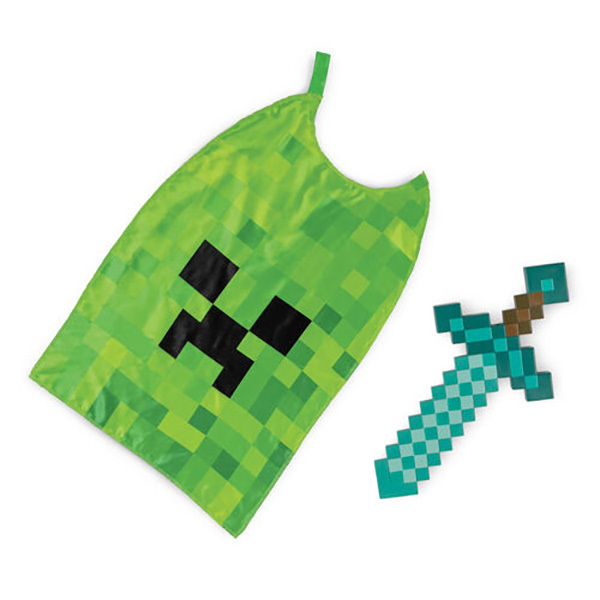 Cape et épée Minecraft