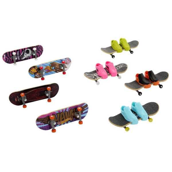 Finger Skate Hot Wheels - 8 planches skateboard Tony Hawk