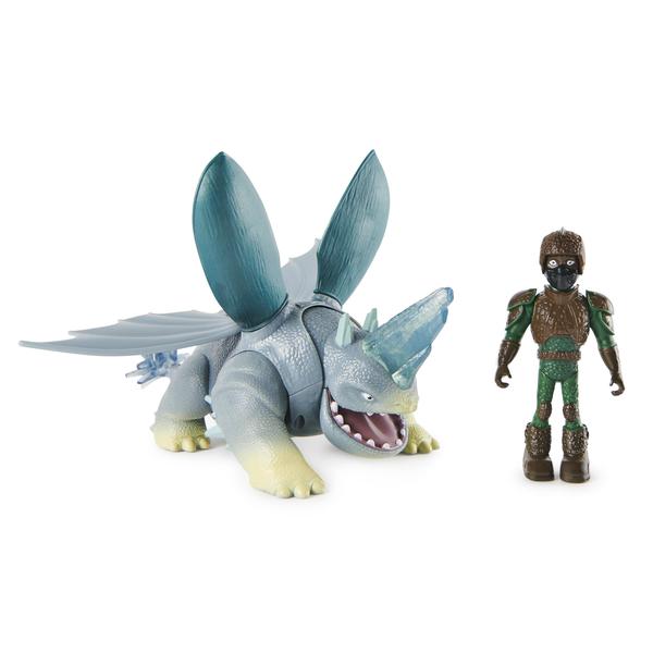 Pack Figurines Dragon & Viking - D Angelo & Bissocorn - Dragons Les Neuf Royaumes