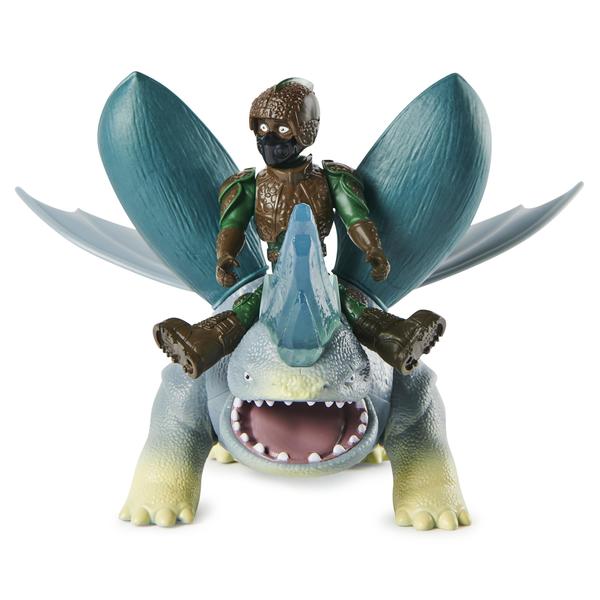 Pack Figurines Dragon & Viking - D Angelo & Bissocorn - Dragons Les Neuf Royaumes