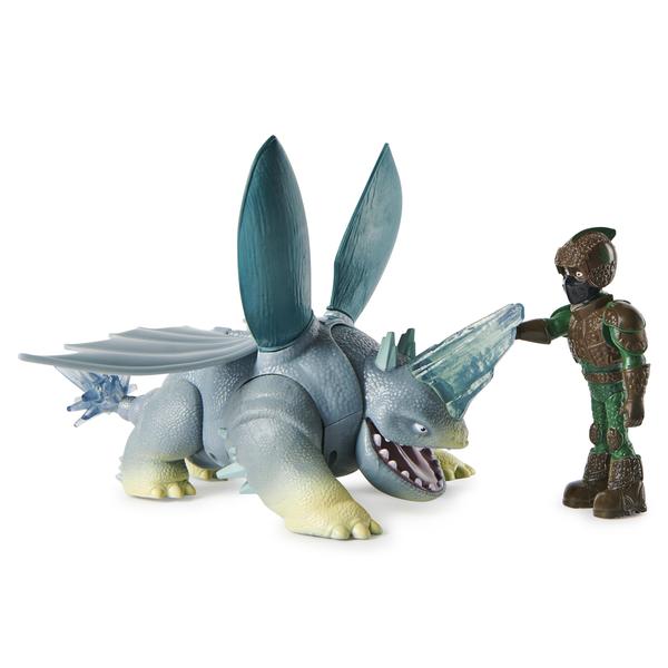 Pack Figurines Dragon & Viking - D Angelo & Bissocorn - Dragons Les Neuf Royaumes