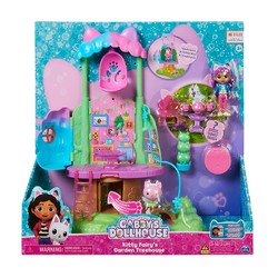 Gabby et la Maison Magique - Gabby's Dollhouse - Playset Cabane Fée Minette  - 2 Figurines + Accessoires - Effets Lumineux - Dessin Animé Gabby Et La