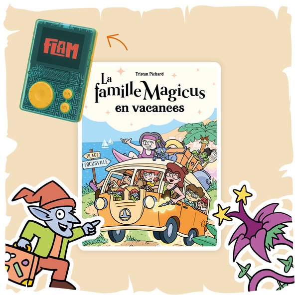 Livre audio FLAM La Famille Magicus en vacances