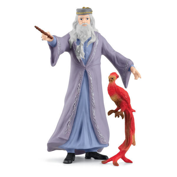 Figurine Dumbeldore et Fumseck - Harry Potter