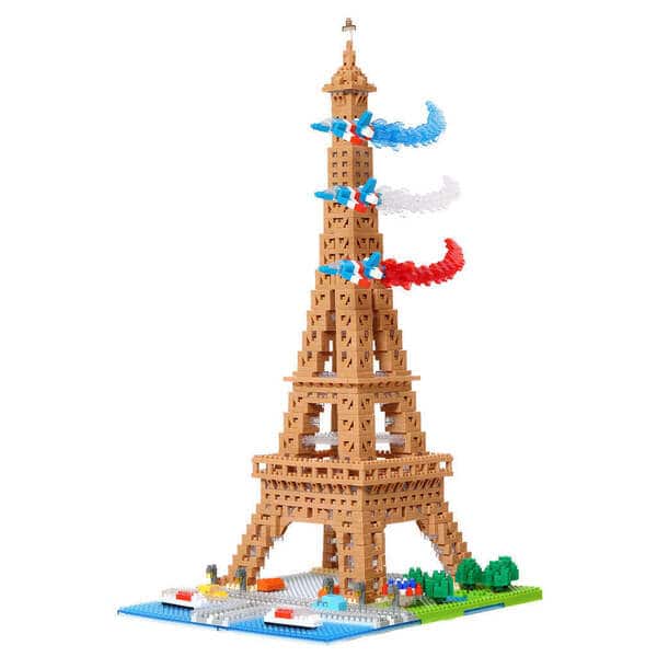 Nanoblock bords de la Seine et Tour Eiffel à Paris