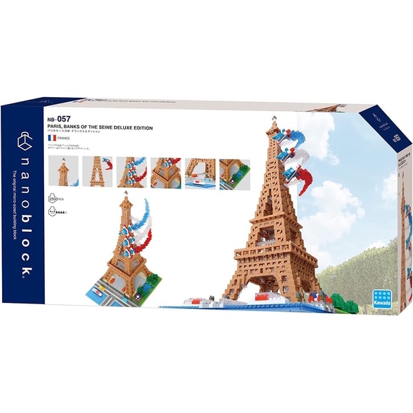 Nanoblock bords de la Seine et Tour Eiffel à Paris