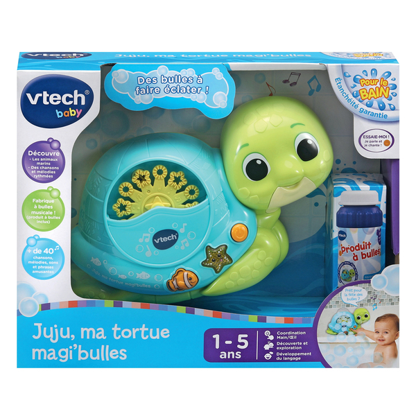 Jouet de bain - Juju ma tortue magi bulles