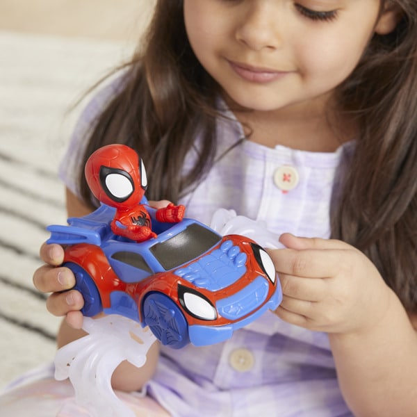 Figurine Spidey et véhicule 