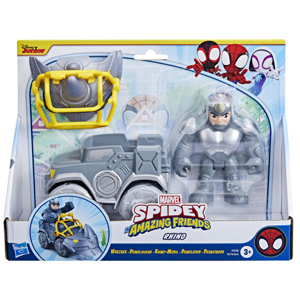 Figurine Rhino et véhicule Spidey