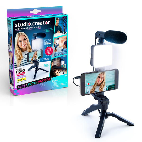 Kit podcast et vlogging Studio Creator