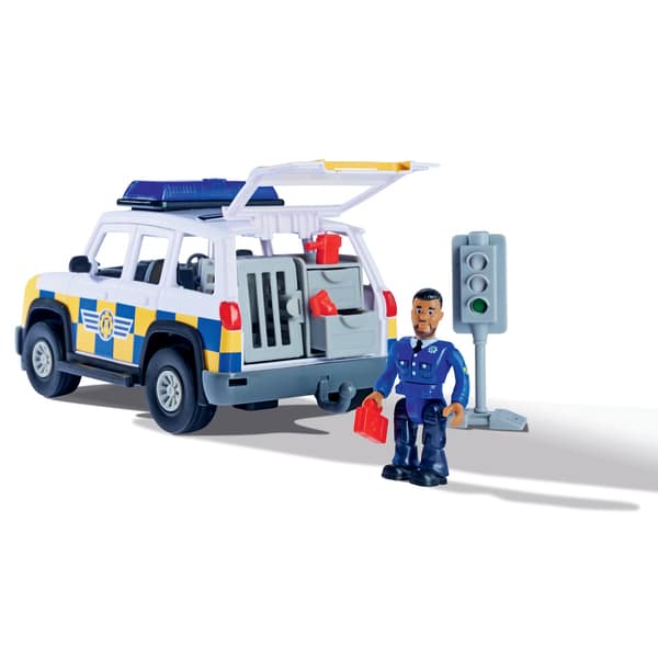 4X4 de police et figurine - Sam le pompier