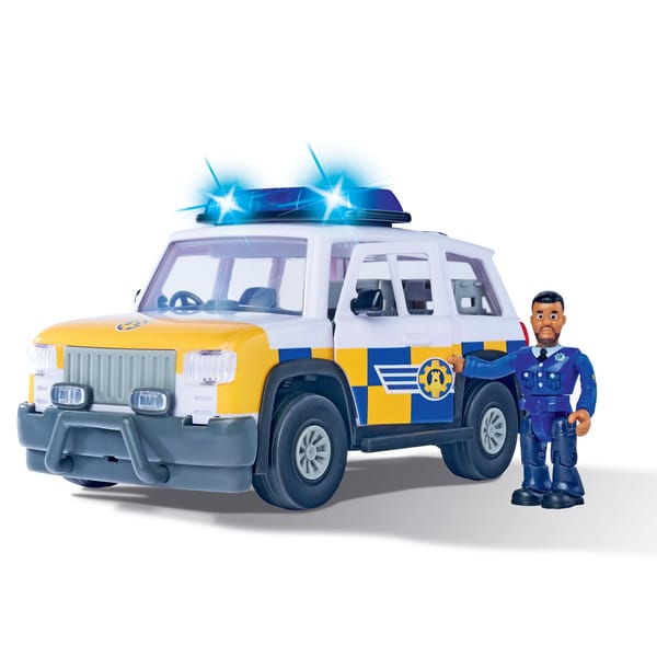 4X4 de police et figurine - Sam le pompier