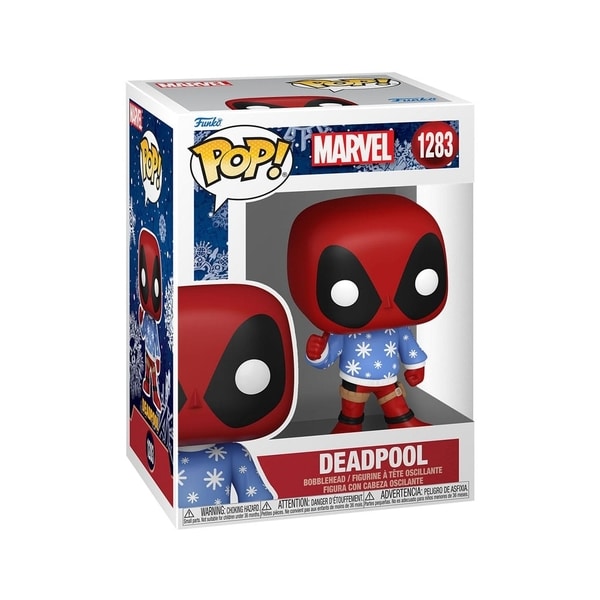 Figurine Deadpool Noël - Funko Pop - N°1283