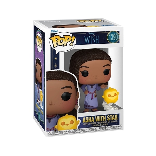 Figurine Asha et Star - Funko Pop Disney Wish - N°1390