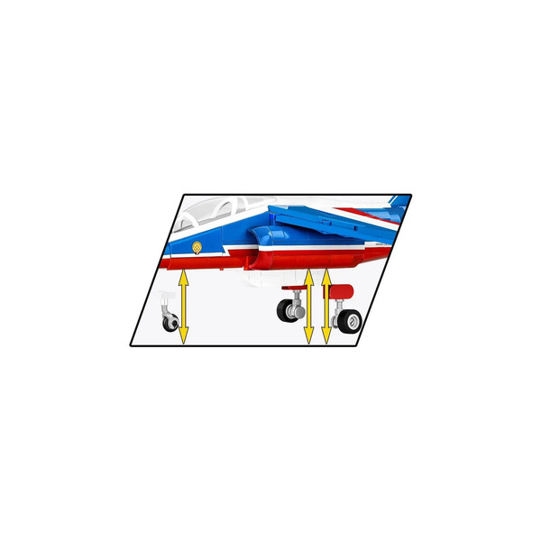 Set de construction Cobi - Alpha Jet Patrouille de France (387 pièces)