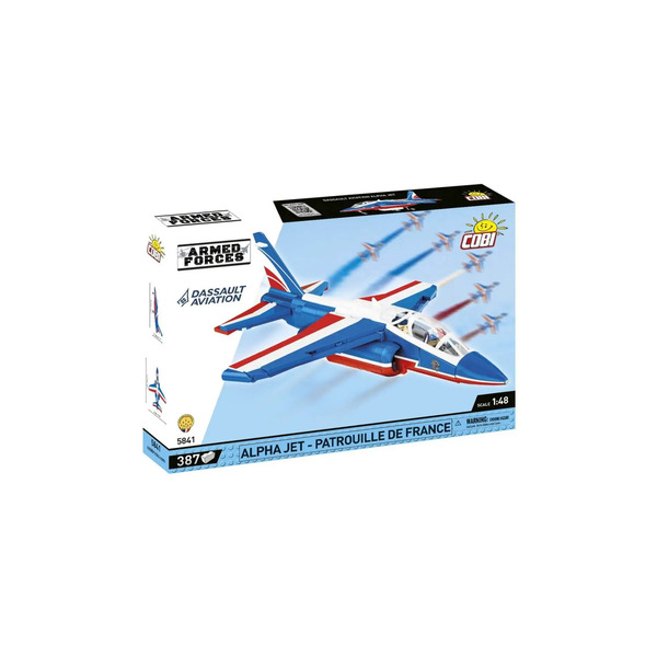 Set de construction Cobi - Alpha Jet Patrouille de France (387 pièces)