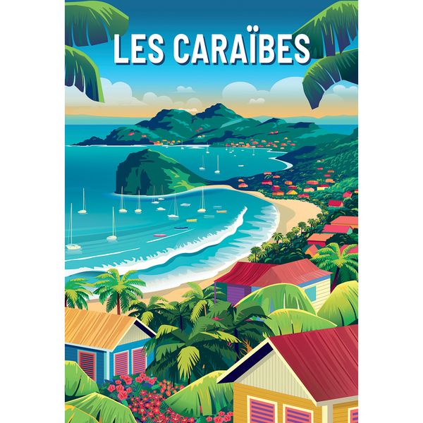 Puzzle 500 pièces Les Caraïbes