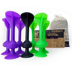 Jeu de fléchettes Tossit violet/vert