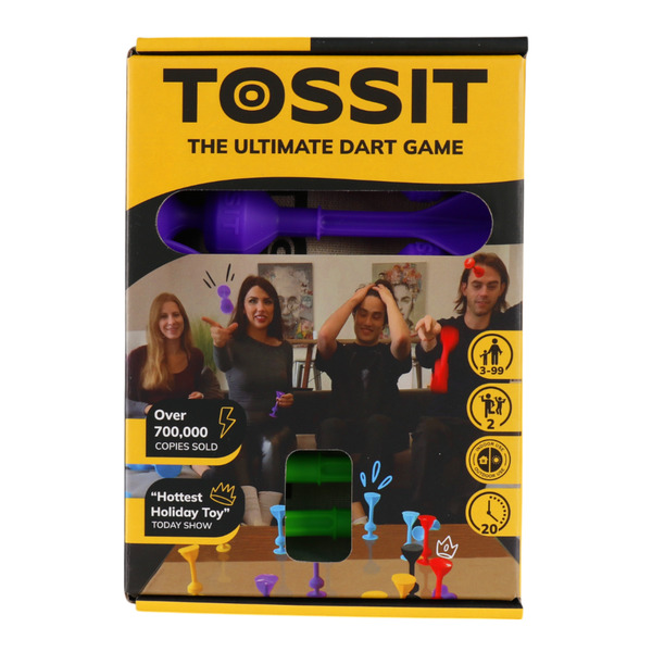 Jeu de fléchettes Tossit violet/vert
