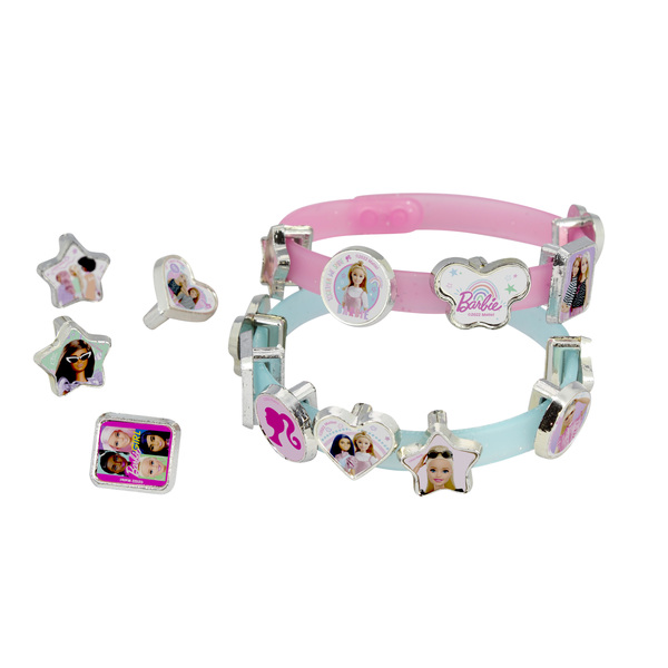 Bracelets pailletés charms Barbie