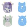 4 mini peluches Squishmallows - Mystère