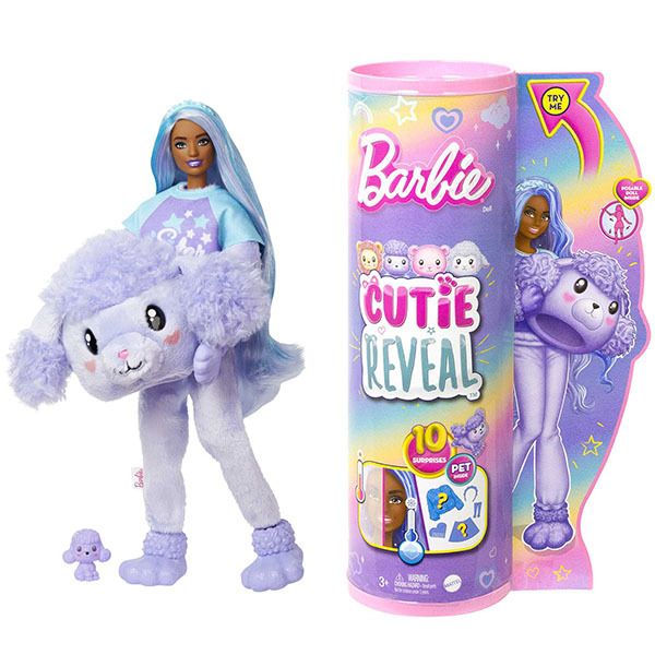 Poupée Barbie Cutie Reveal Caniche