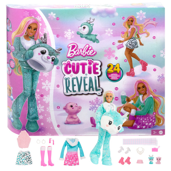 Calendrier de l'Avent Barbie Cutie Reveal 