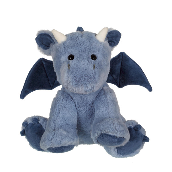 Peluche dragon Trendy bleu jeans 50cm