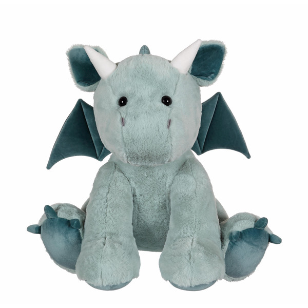 Peluche dragon Trendy vert d'eau 50cm