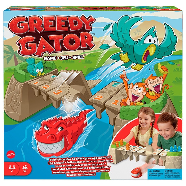 Greedy Gator Mattel Games : King Jouet, Jeux de stratégie Mattel Games -  Jeux de société