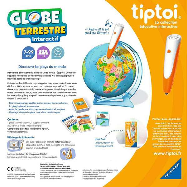 Tiptoi® - Globe terrestre interactif