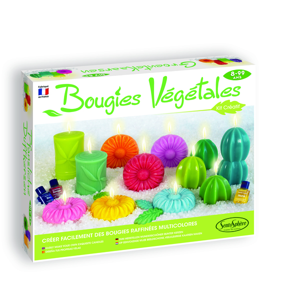 Kit création bougies végétales