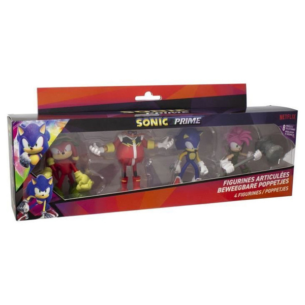 Coffret 4 figurines articulées Sonic de 7,5cm