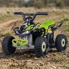 Quad électrique noir et vert 7,4 V