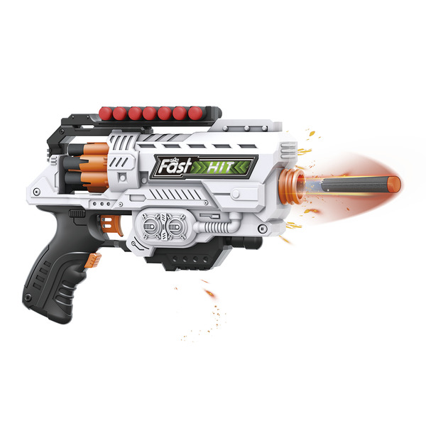 Jeu De Fléchettes Double Face Pour Enfants - Cible 73cm Pliable, Avec 2 Pistolets Nerf, Idéal 3-12 Ans