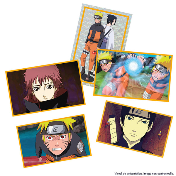 Naruto Shippuden 2 - Album avec 8 stickers et 2 cartes