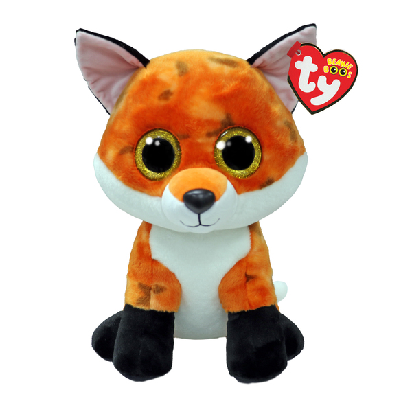 Beanie Boo s Peluche Meadow le renard 40 cm TY King Jouet Peluches animaux et autres TY