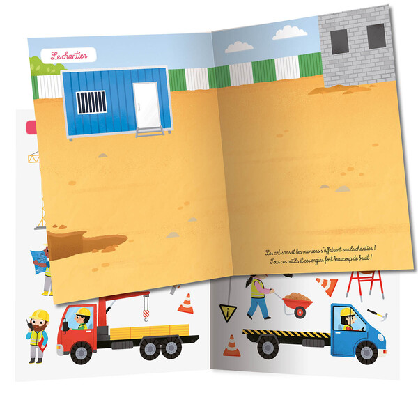 Mes tout premiers autocollants - 250 autocollants - Chantier