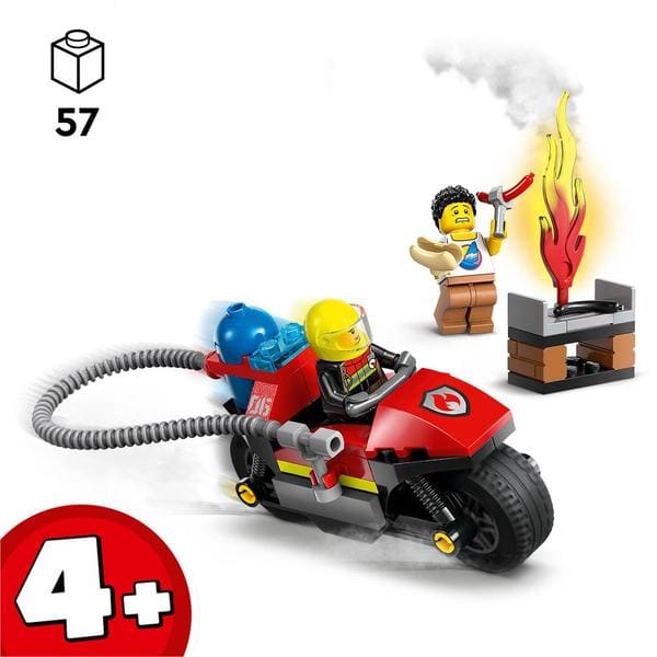 60410 - LEGO® City - La Moto d’Intervention Rapide des Pompiers